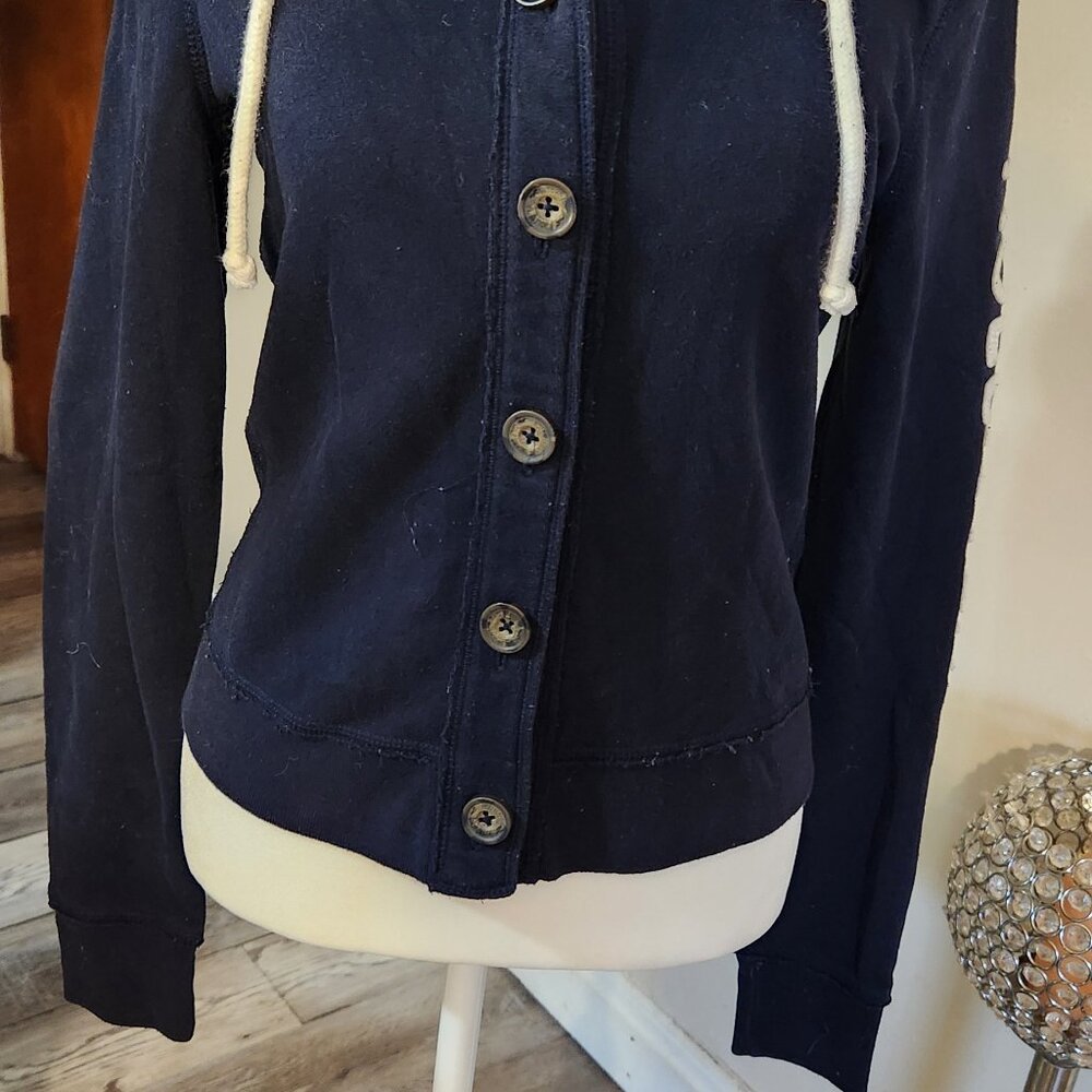 Hollister Button Down Hoodie - Size S